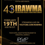 43rd IRAWMA Nominees – Best of 2025 to Be Revealed February 19 in Kingston & on YouTube